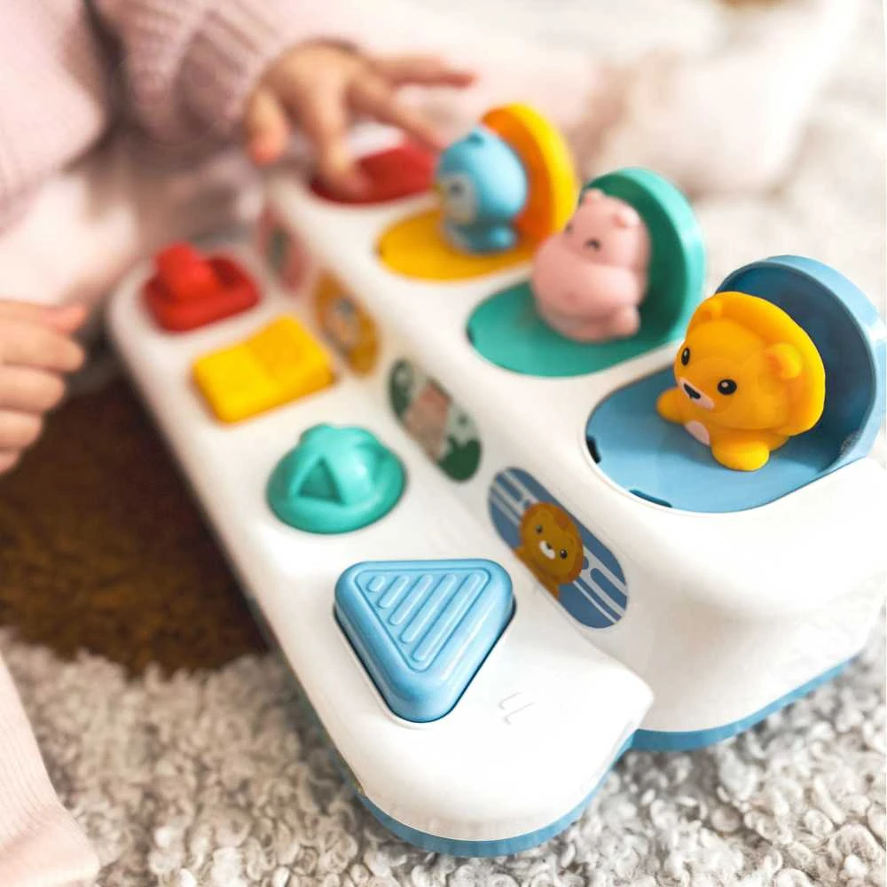 Woopie Baby Woopie edukaciniai žaisliniai pop-up gyvūnai