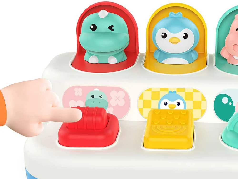 Woopie Baby Woopie edukaciniai žaisliniai pop-up gyvūnai