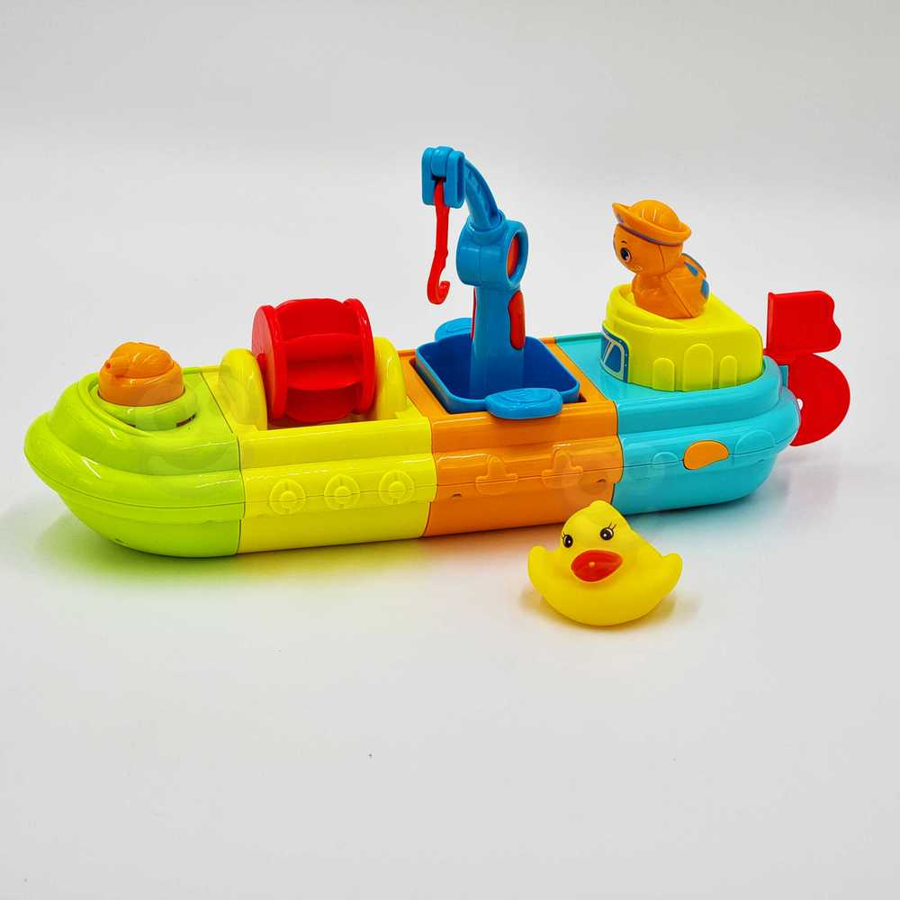 Woopie Baby Woopie Vonios Žaislas Laivas su Turtle ir Žąsele
