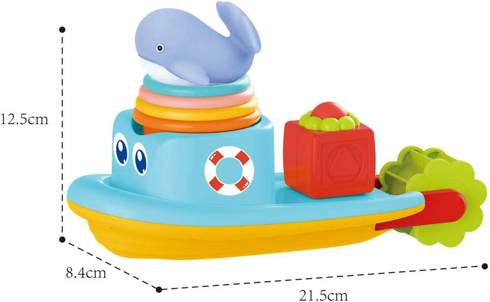 Woopie Baby WOOPIE Vandens Žaislai Balta Lėkštė Su Banginiu