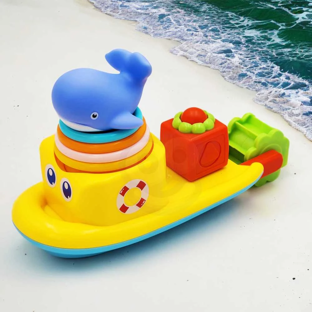 Woopie Baby WOOPIE Vandens Žaislai Balta Lėkštė Su Banginiu