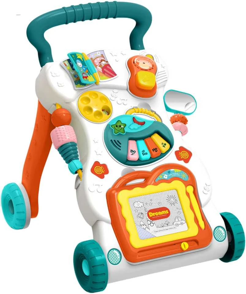 Woopie Baby WOOPIE Vaikiškas muzikos vaikštynė su piešimo lenta
