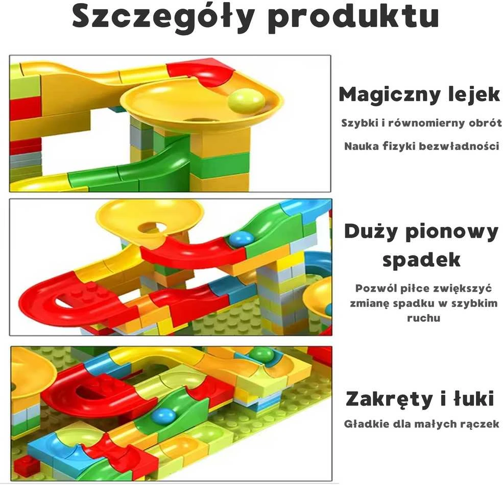 WOOPIE Konstruktoriai Kulkų Takas, 340 elementų