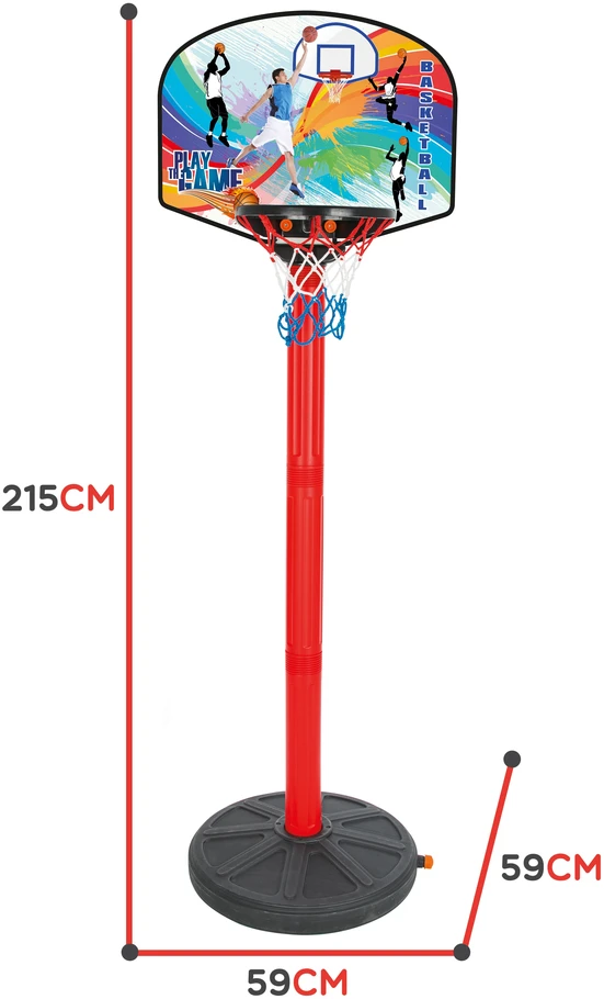 „Woopie“ krepšinio rinkinys 215 cm + kamuolys