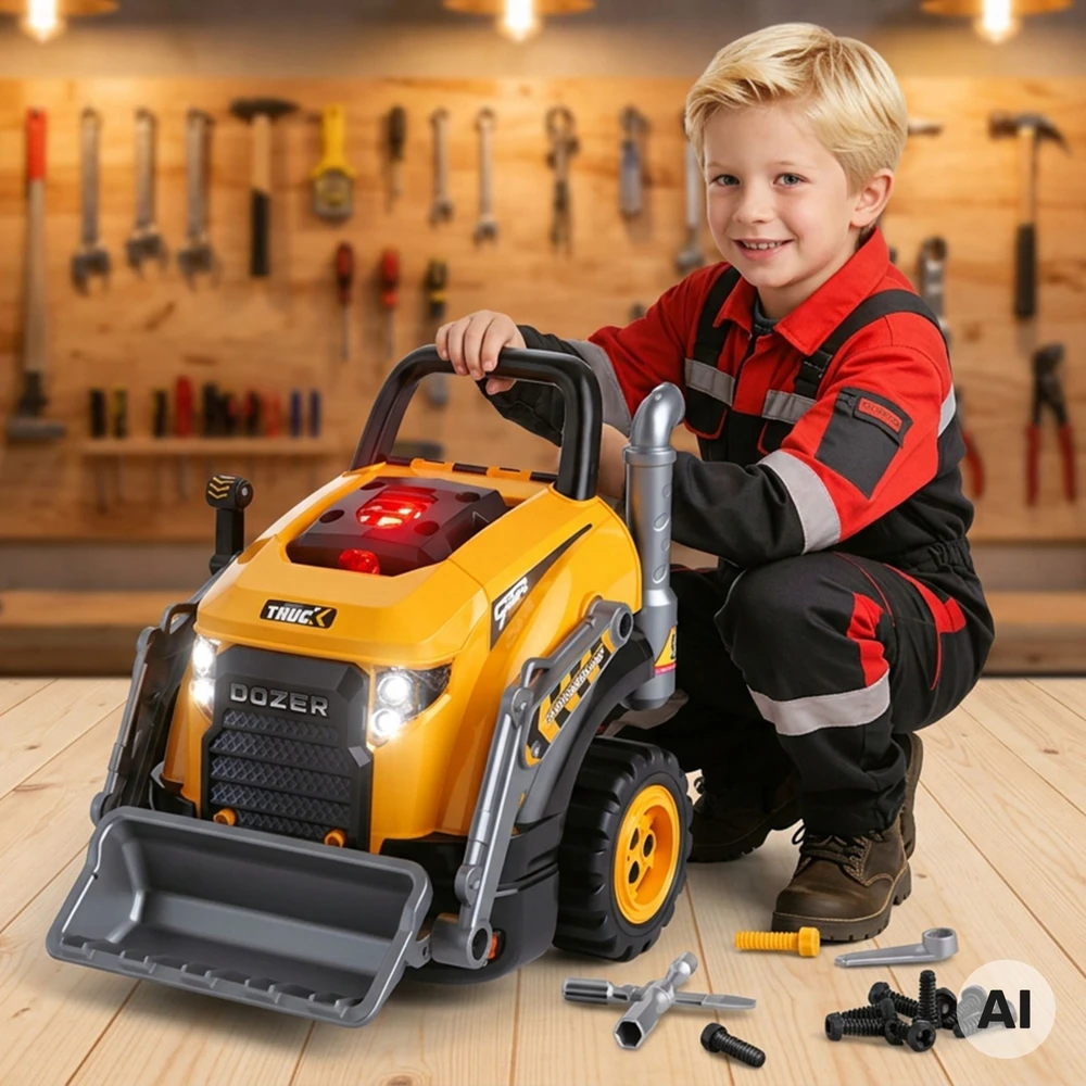 Woopie Big Dozer Workshop Tools Sound Light