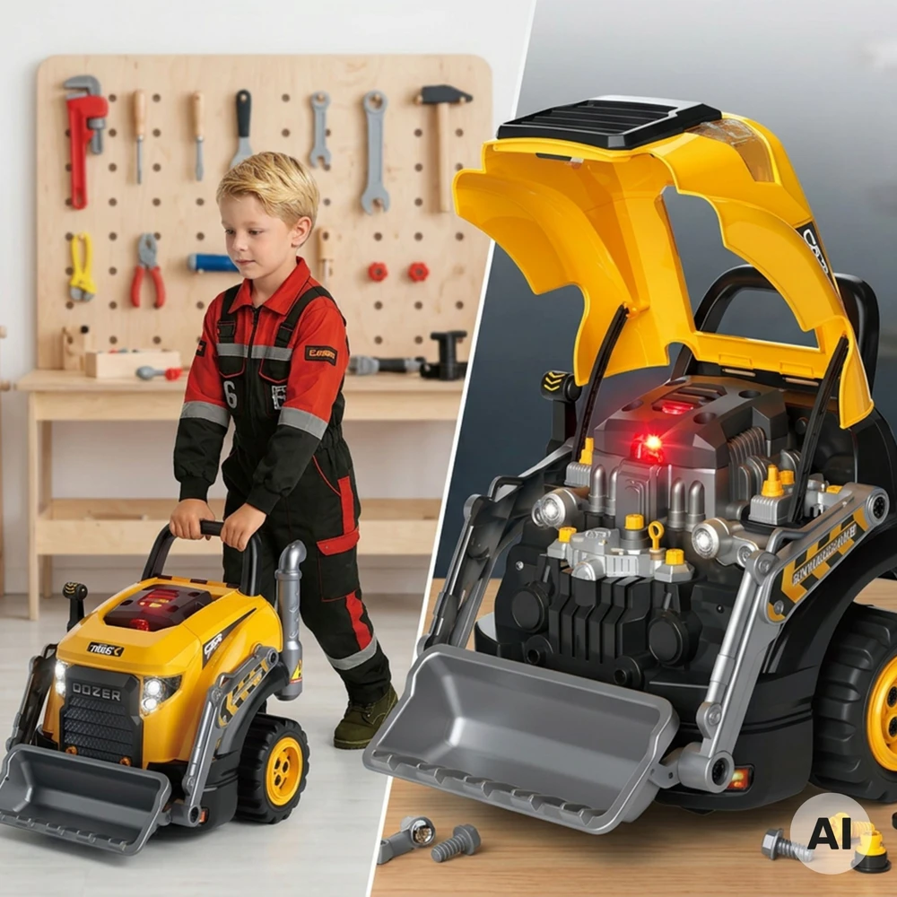 Woopie Big Dozer Workshop Tools Sound Light