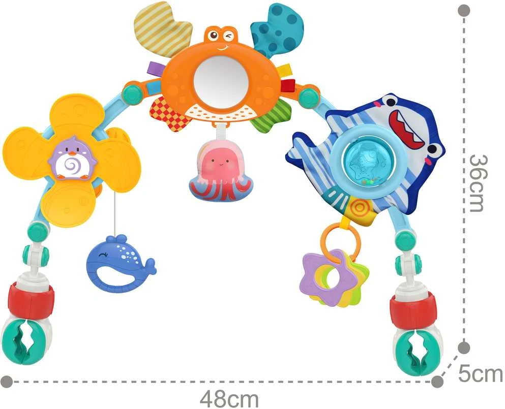 Woopie Baby WOOPIE Žaislas su Lanku - Universali Pakaba su Jūriniais Žaislais