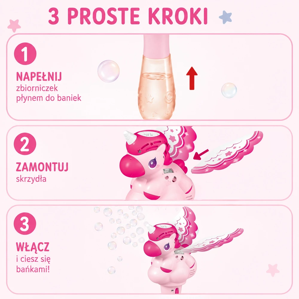 WOOPIE muilo burbulų aparatas Vienaragis