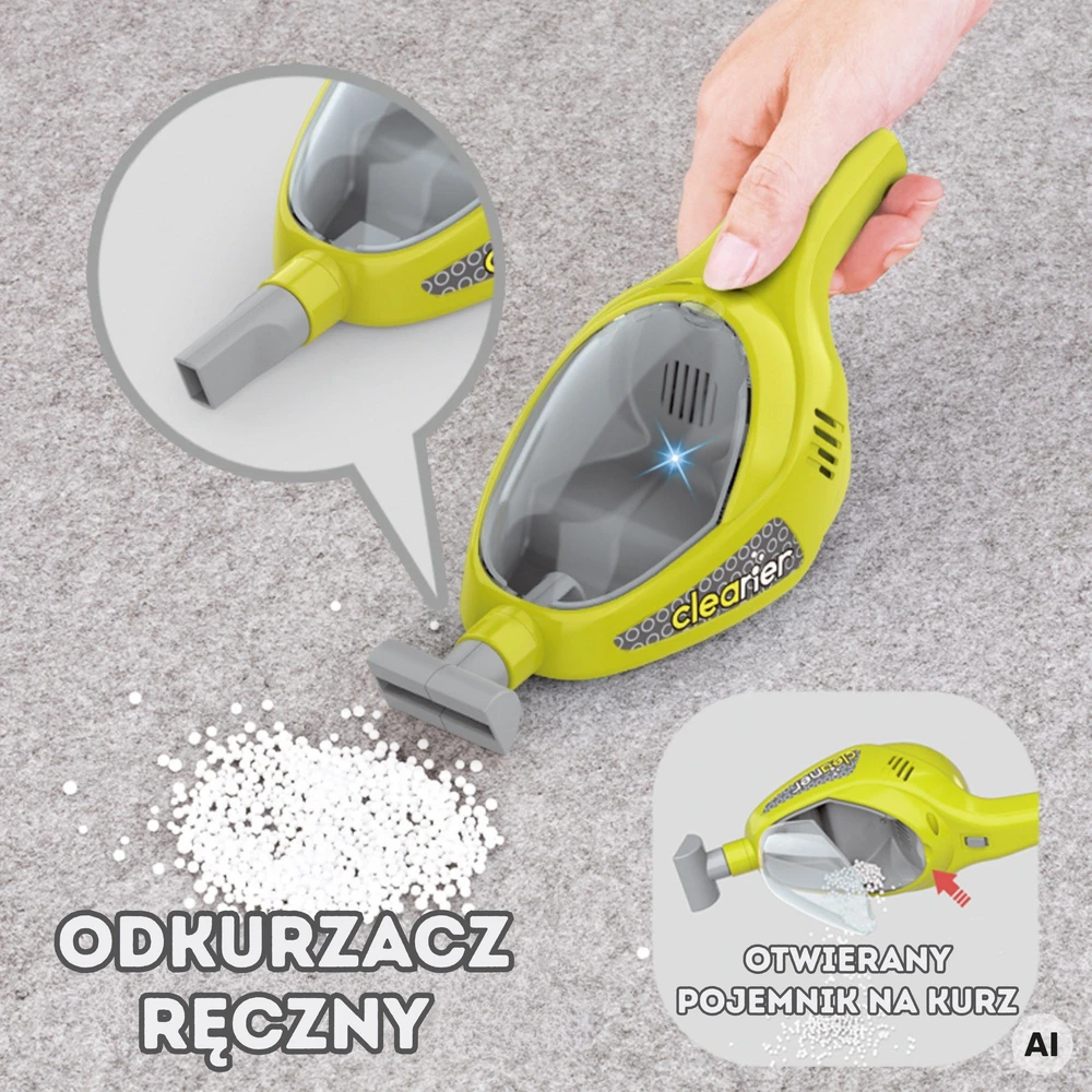 WOOPIE vaikiškas valymo rinkinys su priedais nuo 3+