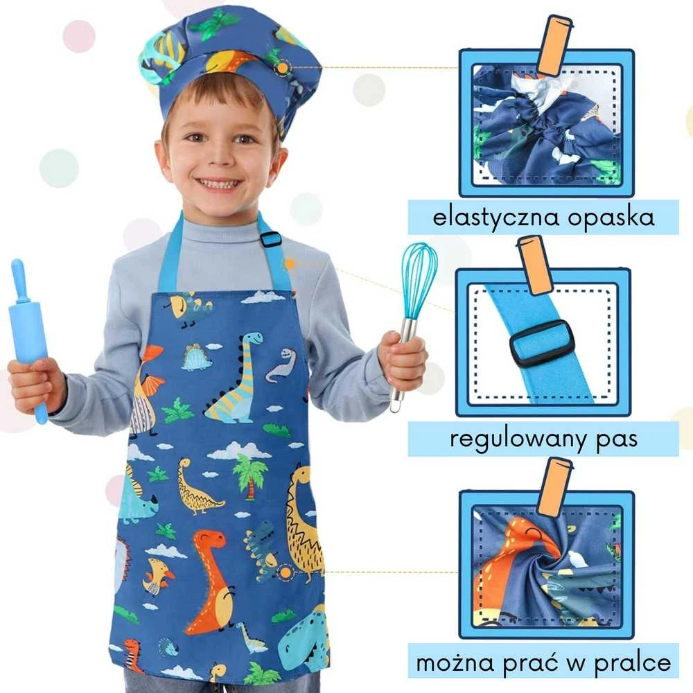 WOOPIE Dino Mažojo virėjo rinkinys