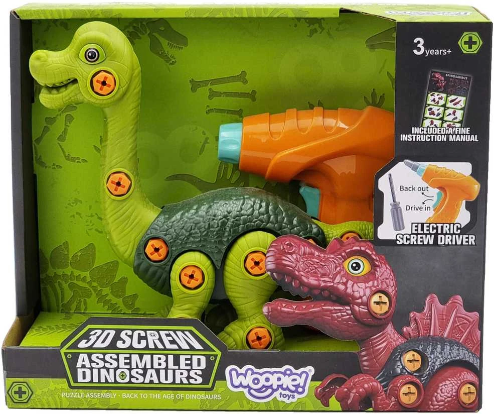 Woopie Konstrukcinis rinkinys – Brachiosaurus dinozauras su gręžtuvu 31 vnt.