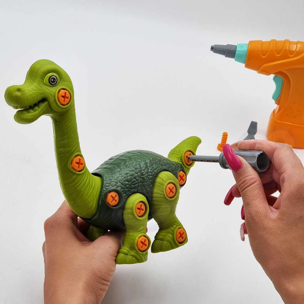 Woopie Konstrukcinis rinkinys – Brachiosaurus dinozauras su gręžtuvu 31 vnt.