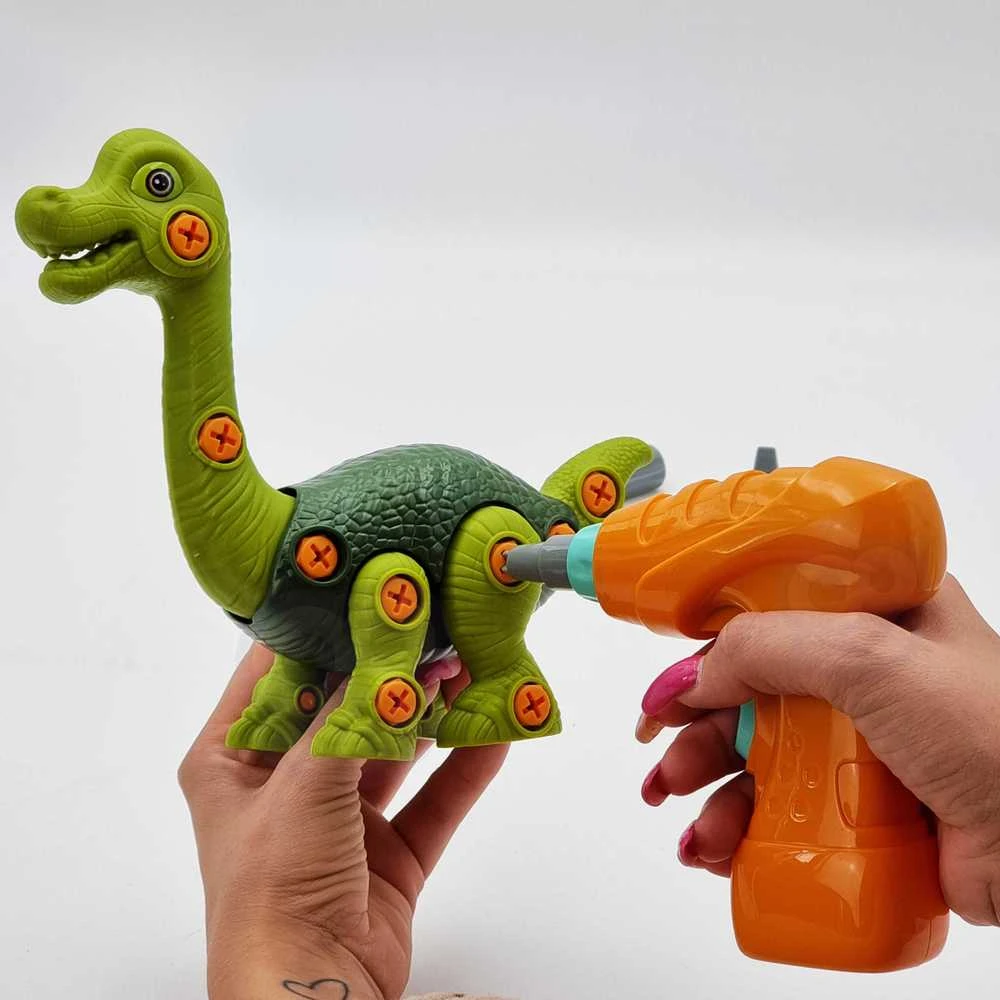 Woopie Konstrukcinis rinkinys – Brachiosaurus dinozauras su gręžtuvu 31 vnt.