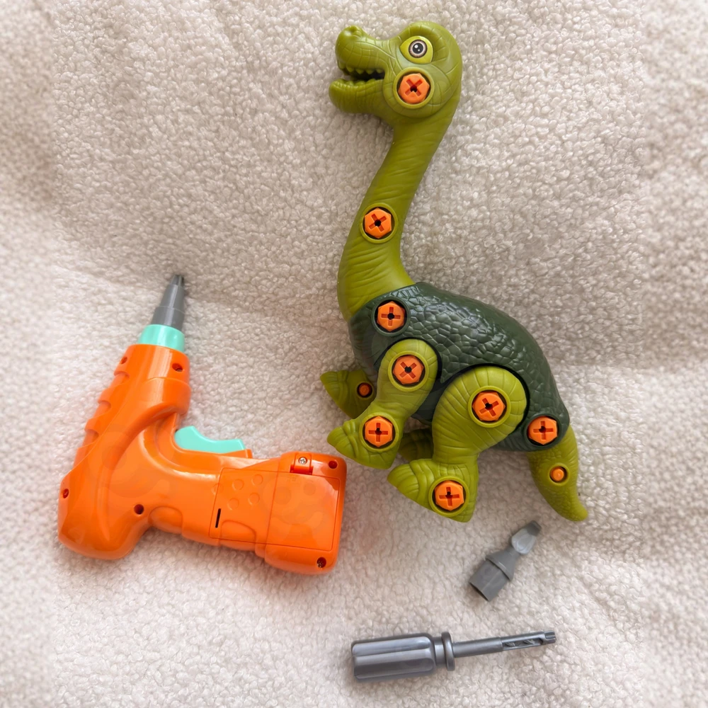 Woopie Konstrukcinis rinkinys – Brachiosaurus dinozauras su gręžtuvu 31 vnt.