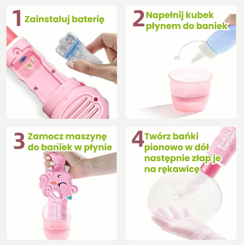 WOOPIE įkraunamas dinozaurų dūmų burbulų rūko burbulų aparatas