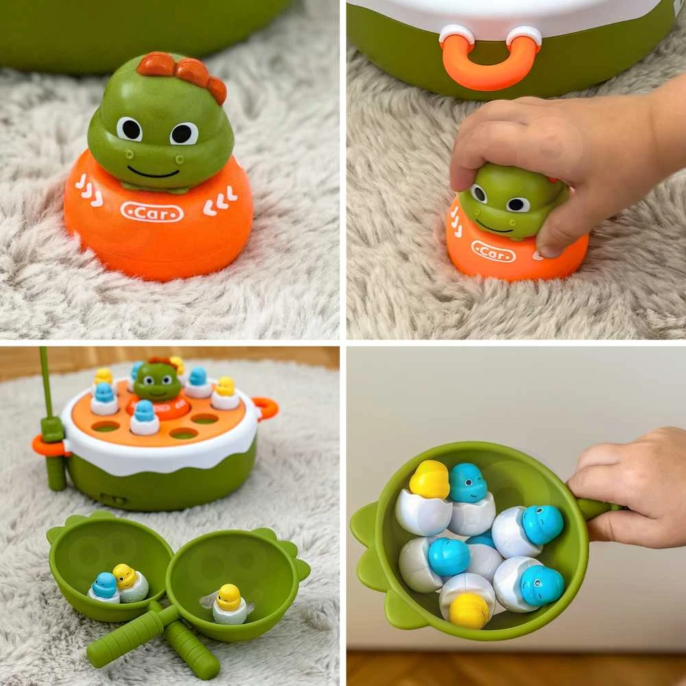Woopie Žaidimas „Dinozaurų Gaudymas“ 2in1 Katapultos
