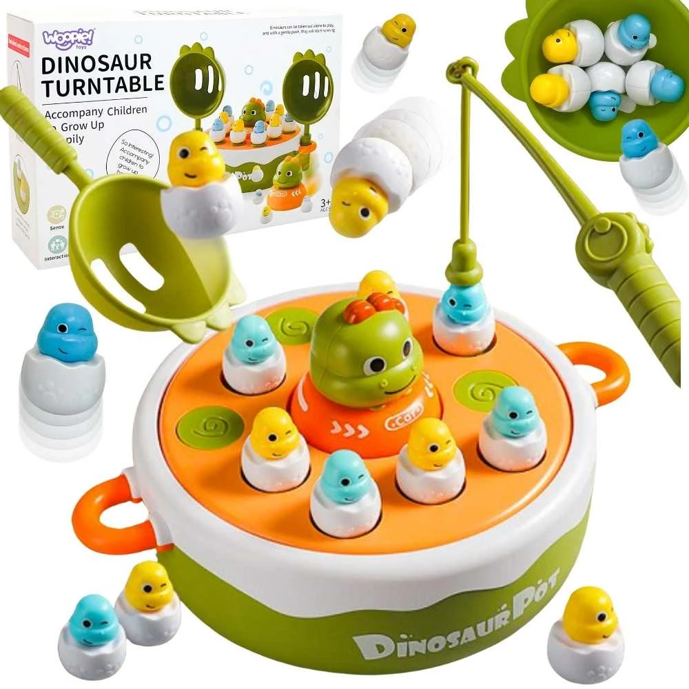 Woopie Žaidimas „Dinozaurų Gaudymas“ 2in1 Katapultos
