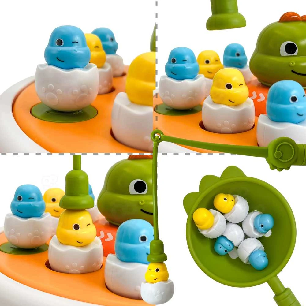 Woopie Žaidimas „Dinozaurų Gaudymas“ 2in1 Katapultos