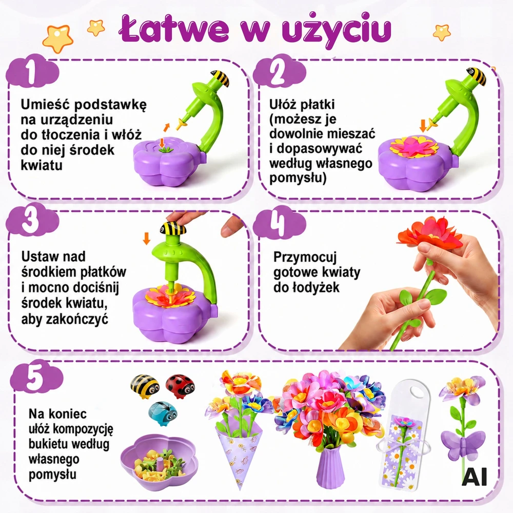 WOOPIE DIY Flower Bouquet Making Kit Machine