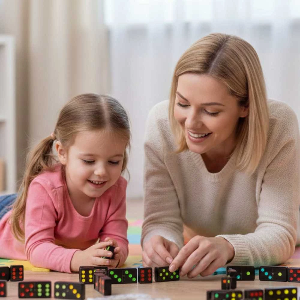 WOOPIE Domino Logikos Žaidimas Šeimai