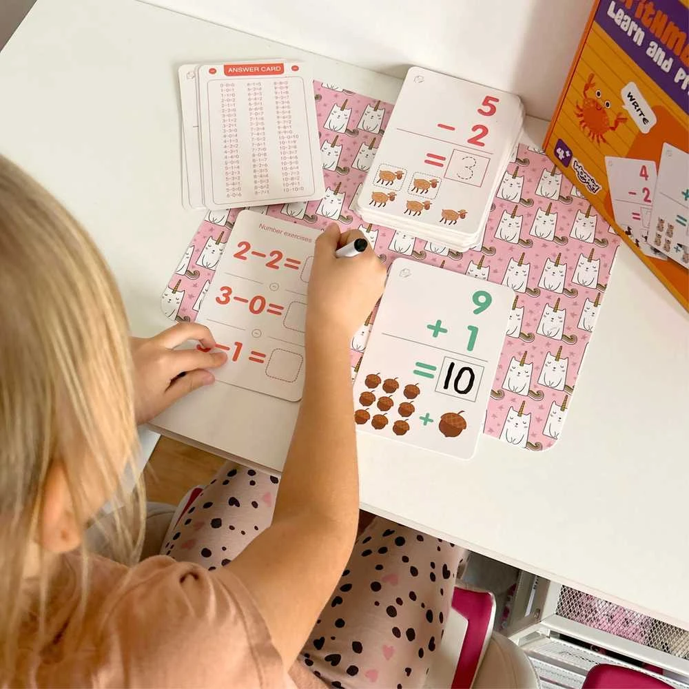 Woopie edukacinės kortelės Fiziniai skaičiavimo žaidimai