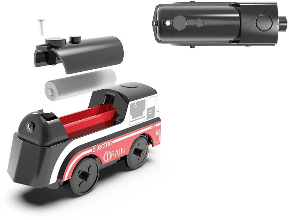 WOOPIE Elektrinė Lokomotyvą Su Vagonomis - Saugus Žaislas Vaikams