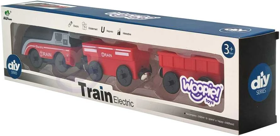 WOOPIE Elektrinė Lokomotyvą Su Vagonomis - Saugus Žaislas Vaikams