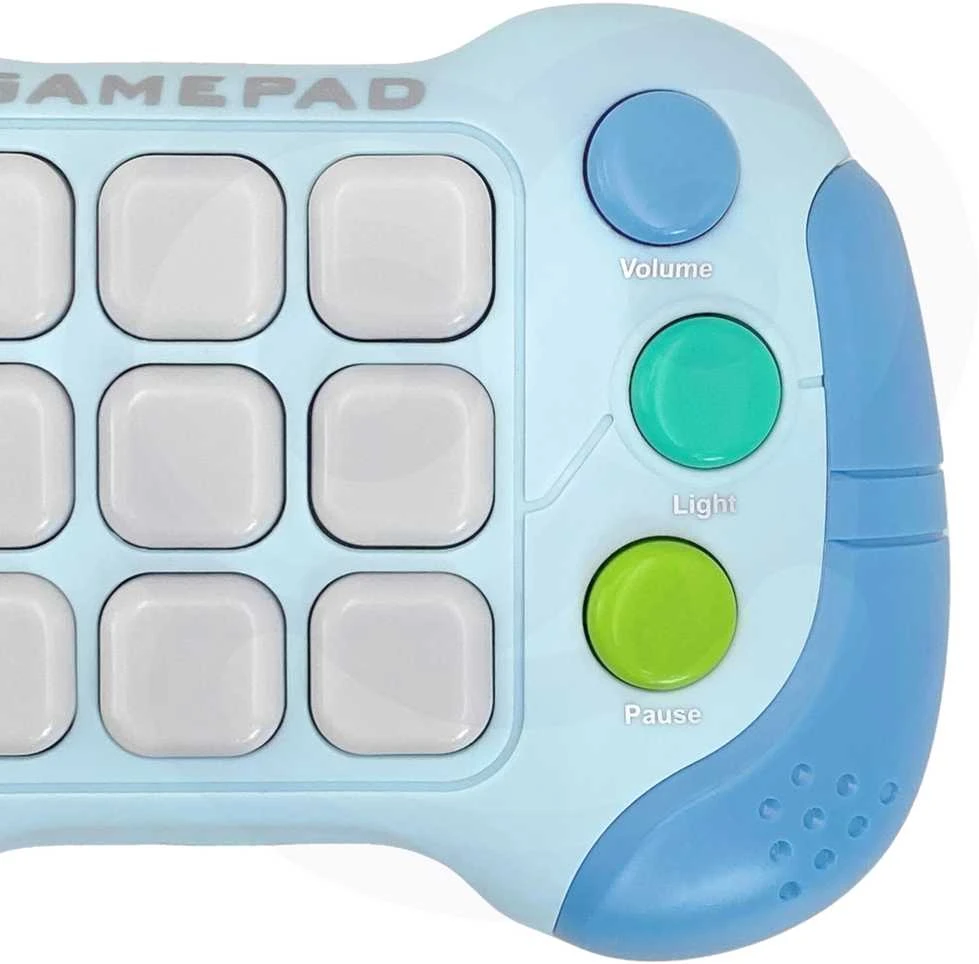 WOOPIE Elektroninė Įgūdžių Žaidimų Sėdimoji Pop-It Fidget Toy Gamepad Mėlyna