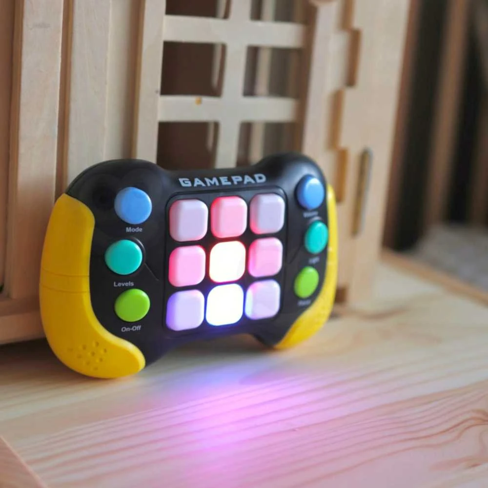 WOOPIE Elektroninė Įgūdžių Žaidimų Sėdimoji Pop-It Fidget Toy Gamepad Mėlyna