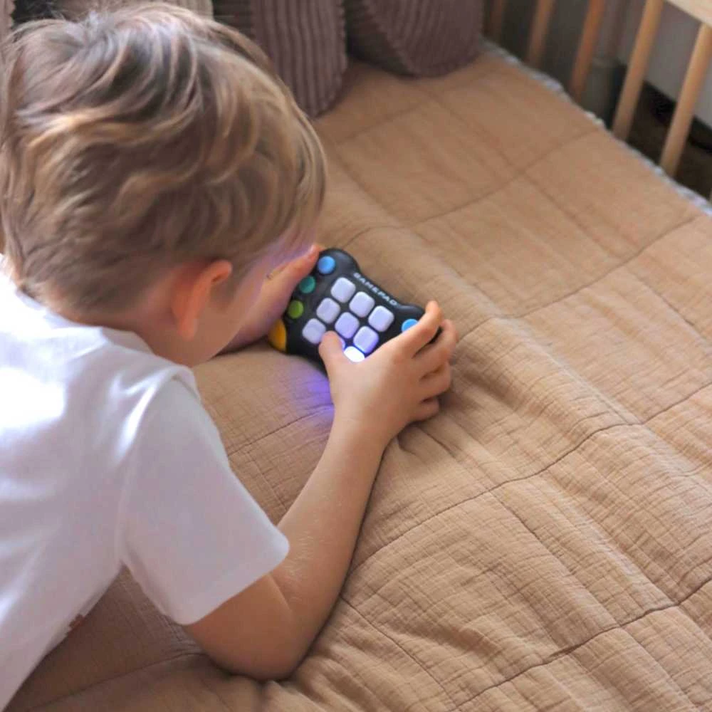 WOOPIE Elektroninė Įgūdžių Žaidimų Sėdimoji Pop-It Fidget Toy Gamepad Mėlyna