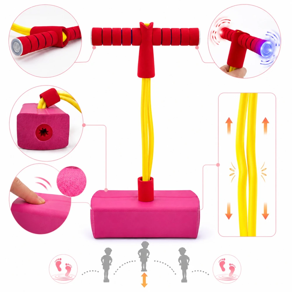 WOOPIE Pogo šokinėjimo ir pusiausvyros lavinimo priemonė
