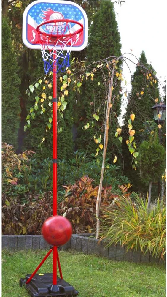 WOOPIE Krepšinio rinkinys reguliuojamu aukščiu 90-170cm su kamuoliu