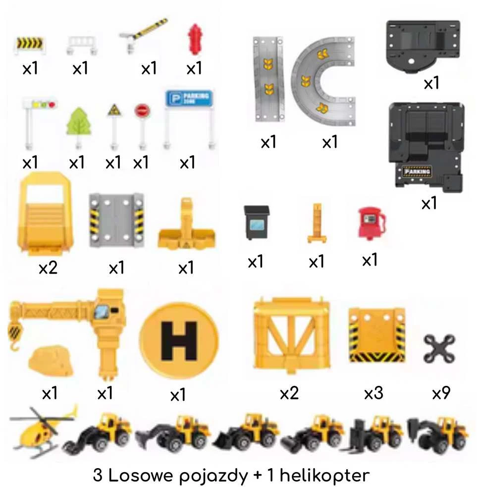 WOOPIE Garažas Parkingas Kelių Statybos 41vnt