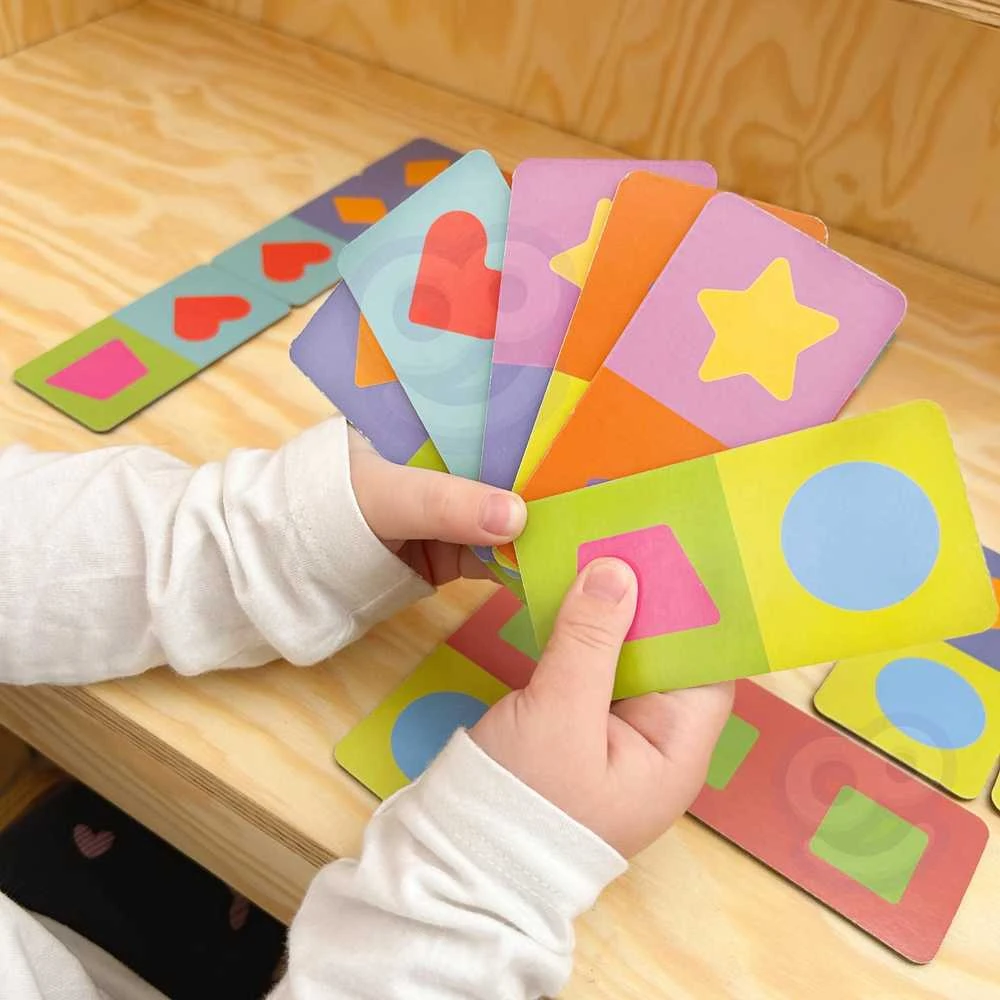 Woopie edukacinis žaidimas Gyvūnų transportas domino ir Montessori kortelių dėlionė