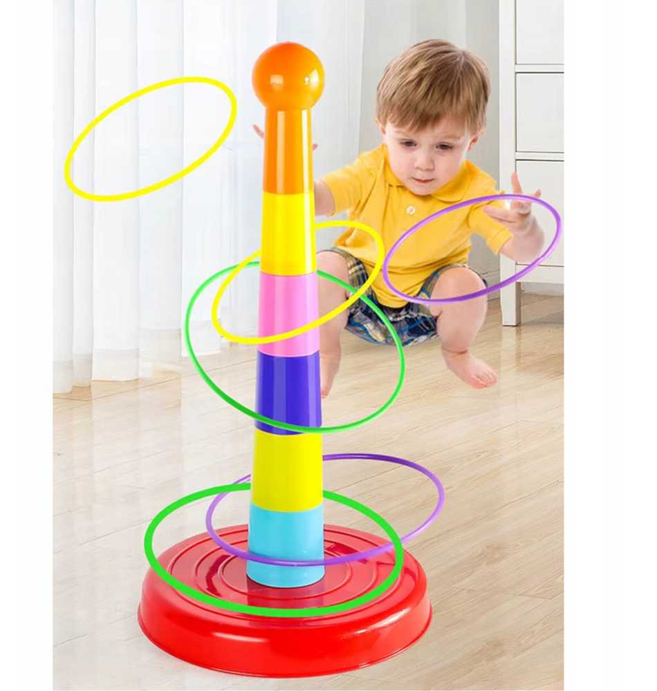 Woopie Įgūdžių Žaidimas Ring Toss Spalvų Kova