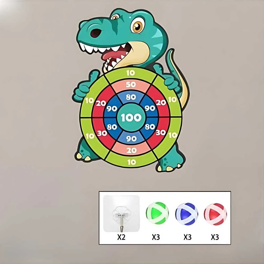 Woopie Šaudymo Rinkinys 2v1 Tarcza su Dinosauro Vaizdu