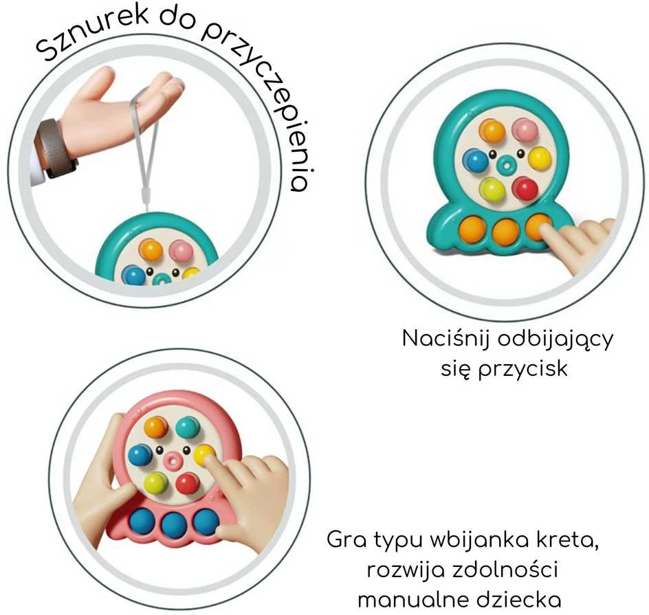 WOOPIE Žaidimas Wbijanka Ošmilas Rožinis 2v1