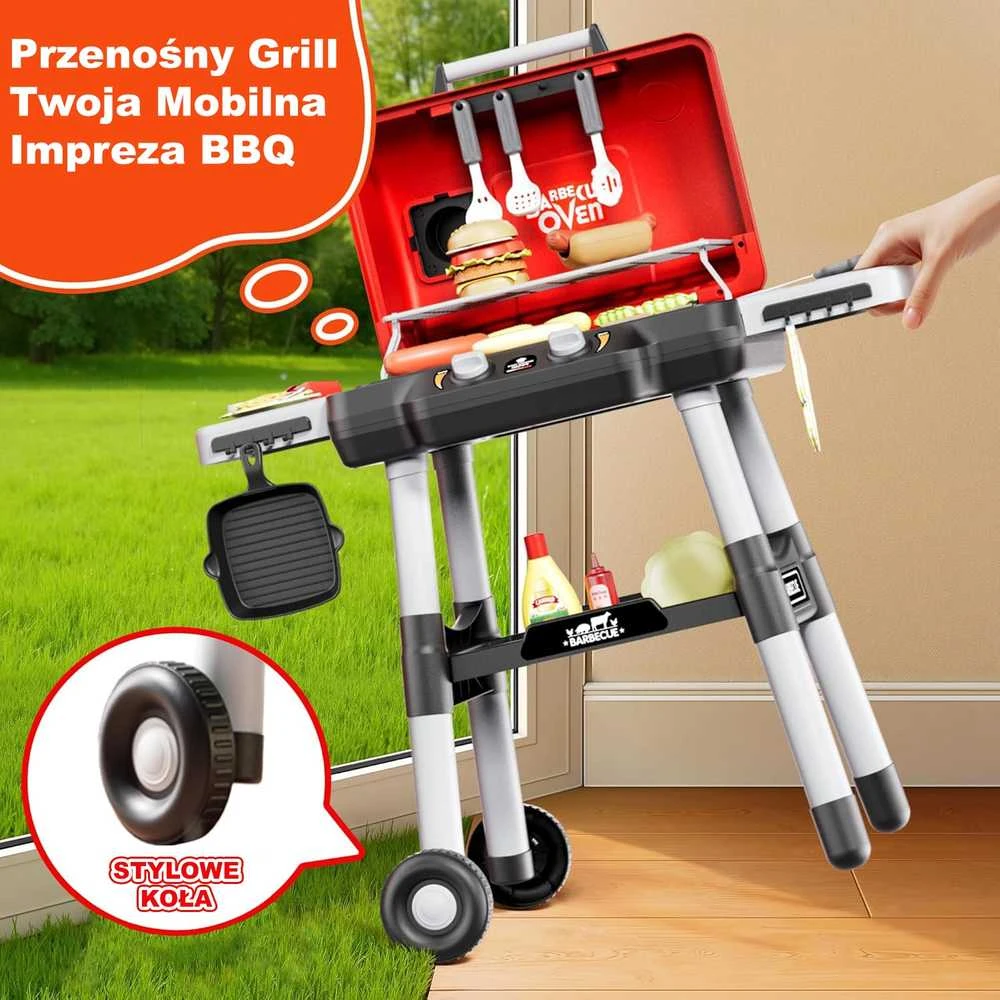 Interaktyvi grilinė–barbekiu virtuvėlė WOOPIE XL