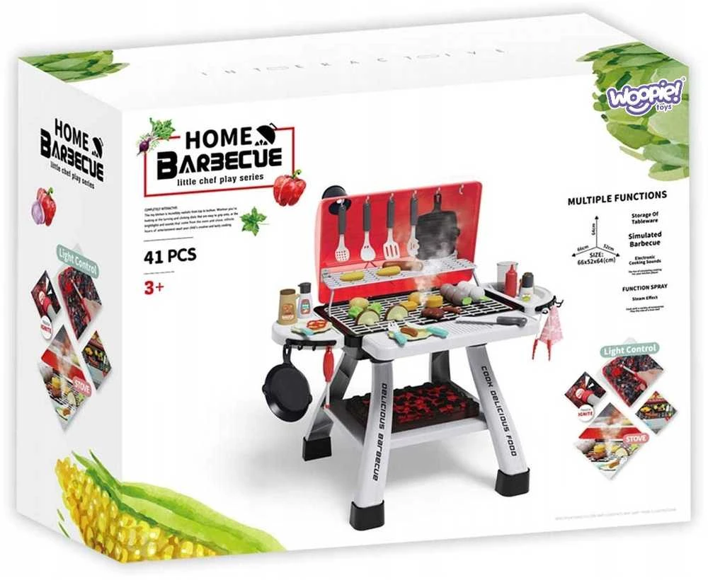 Interaktyvi grilinė–barbekiu virtuvėlė WOOPIE XL 41vnt