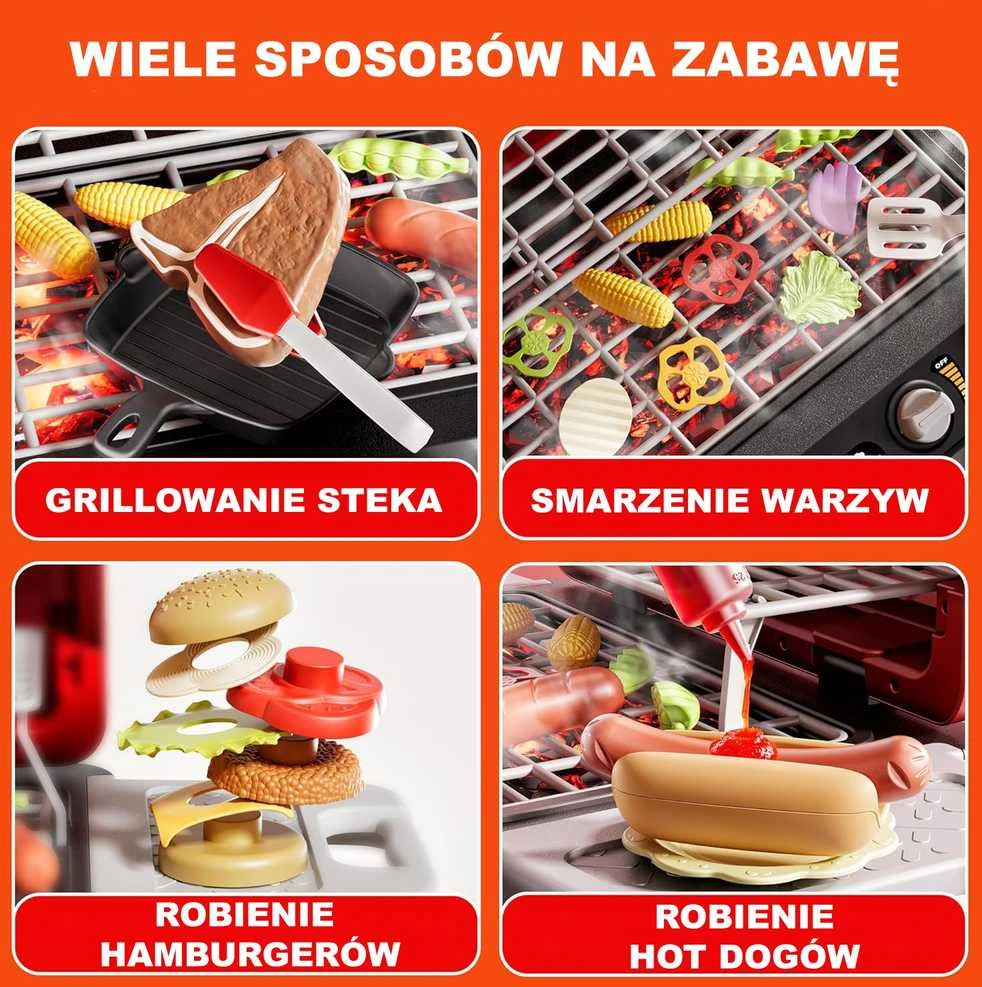 Interaktyvi grilinė–barbekiu virtuvėlė WOOPIE XL