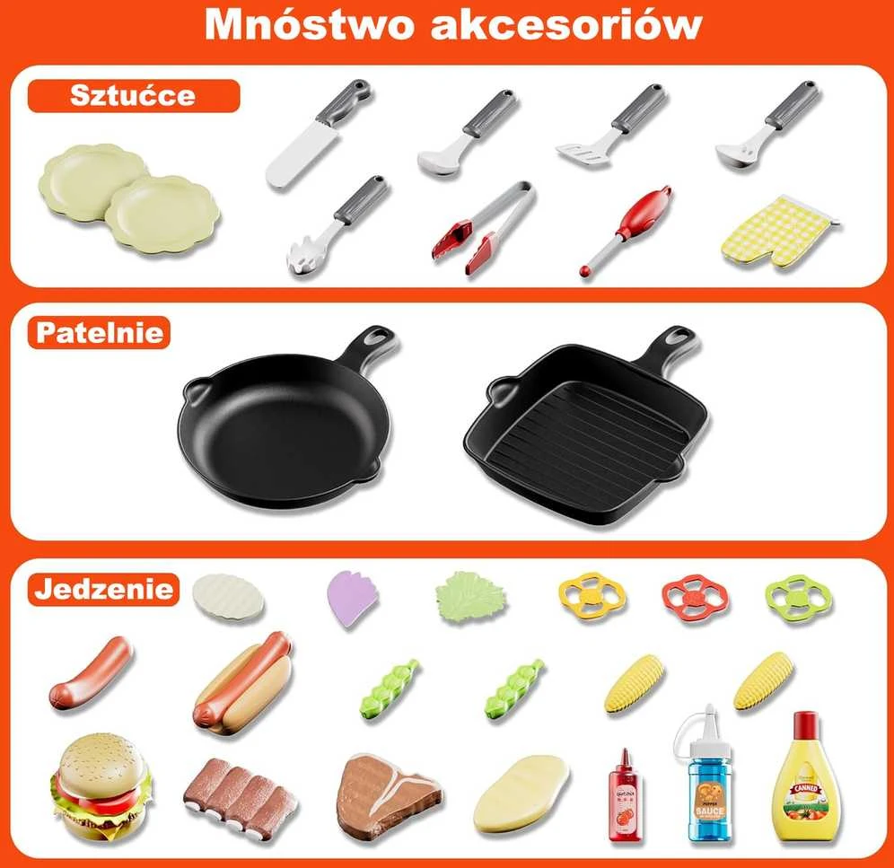 Interaktyvi grilinė–barbekiu virtuvėlė WOOPIE XL