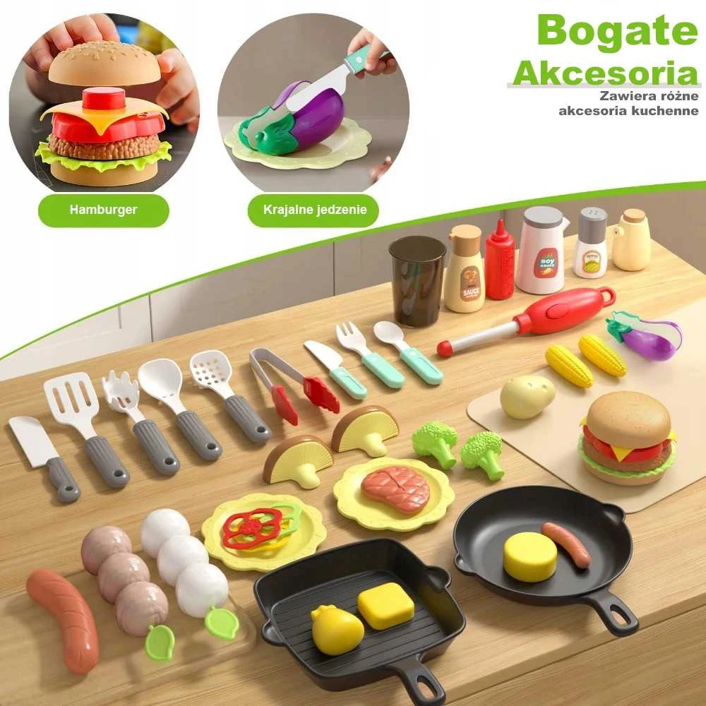 Interaktyvi grilinė–barbekiu virtuvėlė WOOPIE XL 41vnt