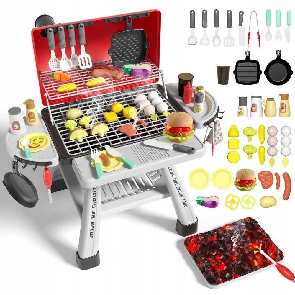 Interaktyvi grilinė–barbekiu virtuvėlė WOOPIE XL 41vnt
