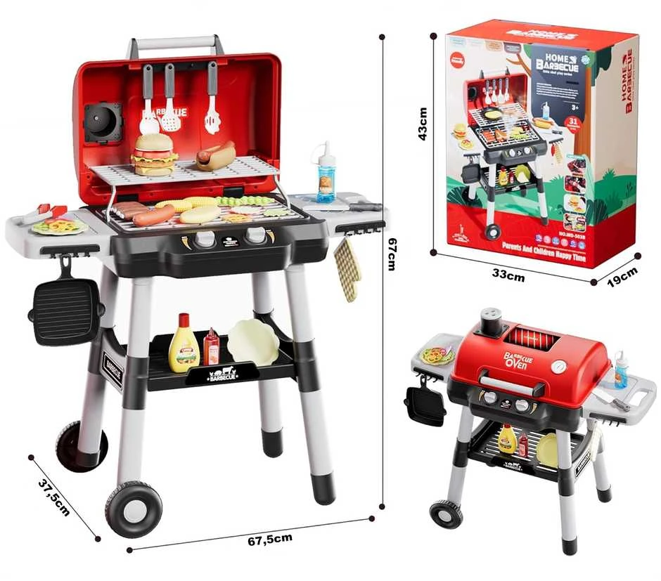 Interaktyvi grilinė–barbekiu virtuvėlė WOOPIE XL