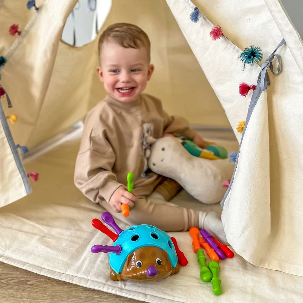 „Woopie Arcade“ žaidimas „Jeżyk Sorter Montessori“ mokymosi numeriai ir spalvos 4in1
