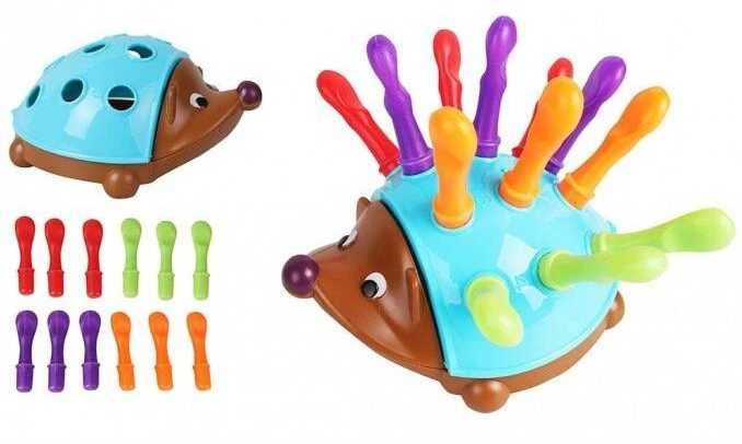 „Woopie Arcade“ žaidimas „Jeżyk Sorter Montessori“ mokymosi numeriai ir spalvos 4in1