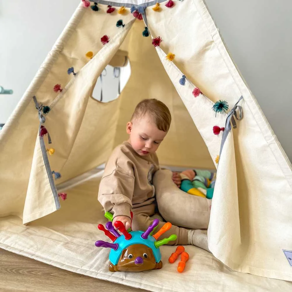 „Woopie Arcade“ žaidimas „Jeżyk Sorter Montessori“ mokymosi numeriai ir spalvos 4in1