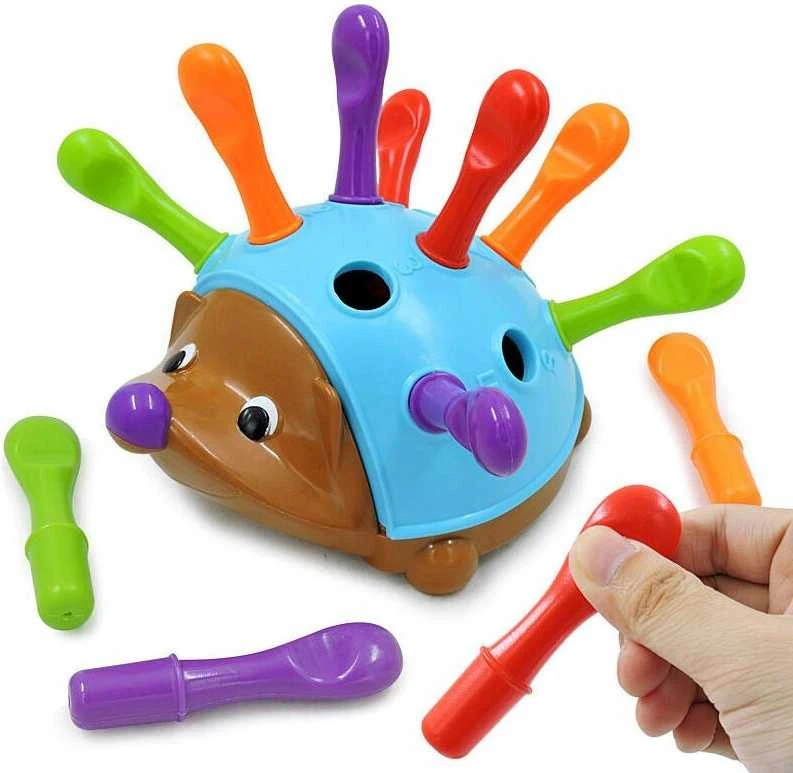 „Woopie Arcade“ žaidimas „Jeżyk Sorter Montessori“ mokymosi numeriai ir spalvos 4in1