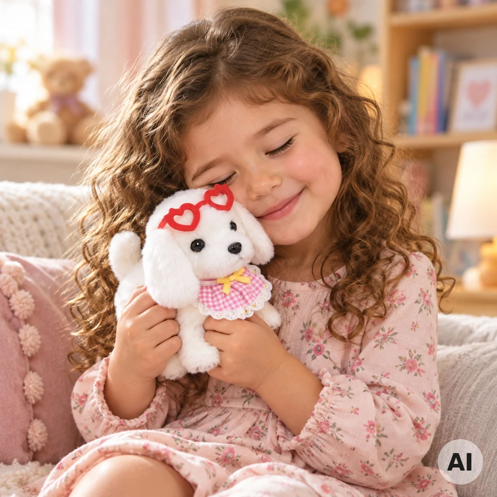 WOOPIE Interactive Baltas Dog on a Leash with Accessories