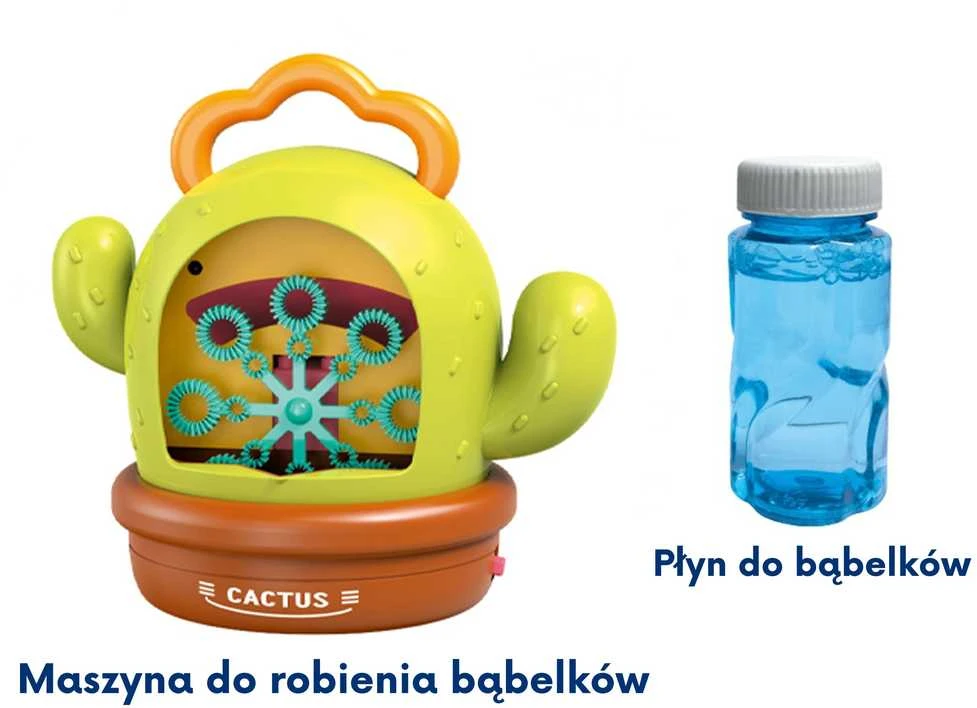 WOOPIE 54085 Kaktuso elektrinė burbulų mašina